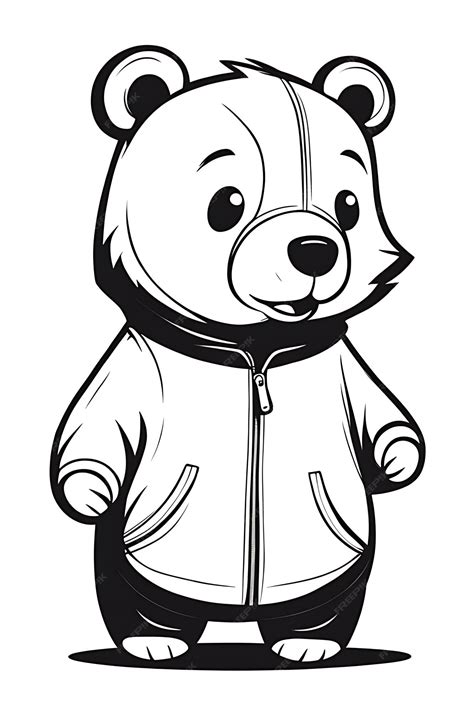 Раскраска с милым плюшевым мишкой раскраска для детей раскраска для ...
