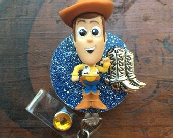 Toy Story Forky Id Badge Reel Weighs Approx Oz Etsy