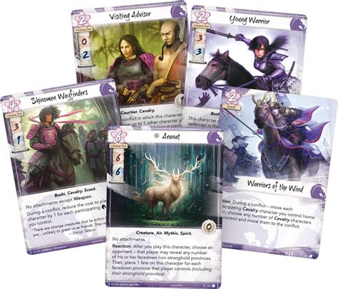 L5r Warriors Of The Wind Unicorn Clan Pack Previews Bell Of Lost Souls