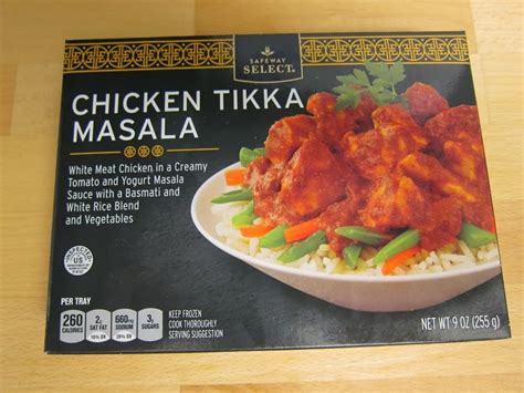 Frozen Friday Safeway Select Chicken Tikka Masala