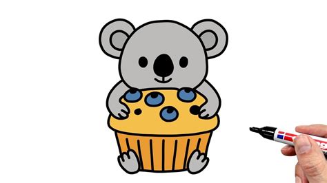 How to Draw Cupcake Koala - YouTube