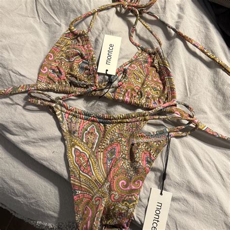 Montce Swim Paisley Bikini Brand New With Tags Depop