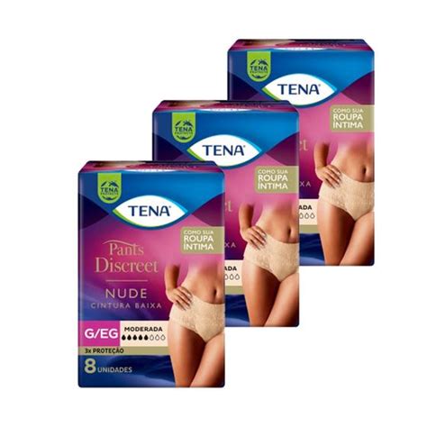 Roupa Ntima Tipo Calcinha Descart Vel Tena Pants Discreet Nude G Eg