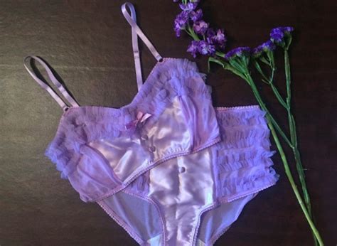 Lingerie Review Sugar Lace Lingerie Lilac Dream Set Ruffle Babydoll Esty Lingerie
