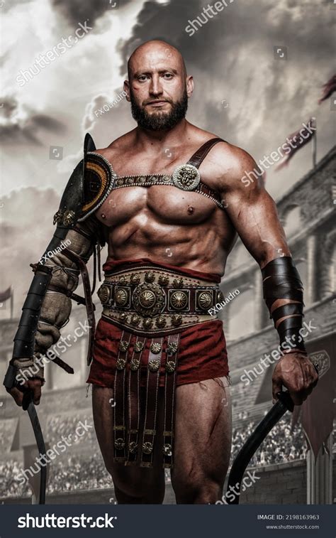 Portrait Arena Fighter Ancient Rome Naked Stock Photo 2198163963 Shutterstock