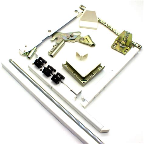 Фрамужный механизм, ширина створки до 1200 мм белый, стержень стальной ...