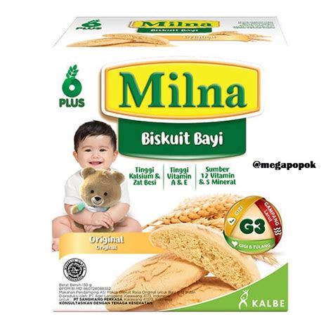 Jual Milna Biskuit Bayi 6 12 Bulan Pisang Beras Merah Jeruk Original