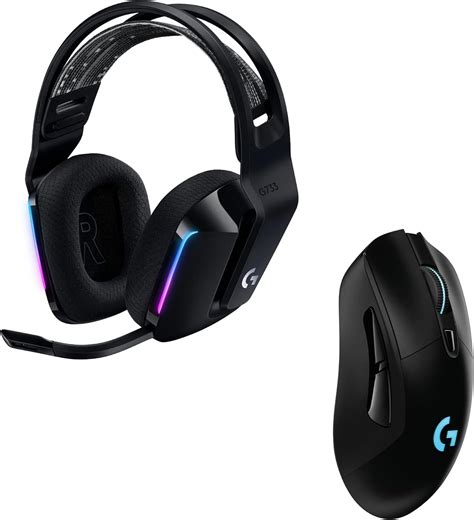 Buy Logitech G733 Lightspeed Wireless Gaming Headset Black And G703