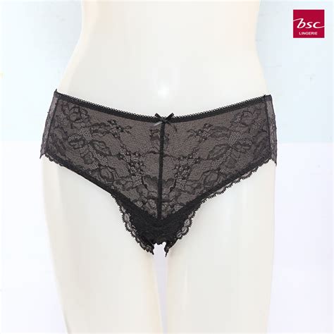 SALE BSC Lingerie Panty กางเกงชนในเซกซ ซทร เเตงลกไม รปเเบบ