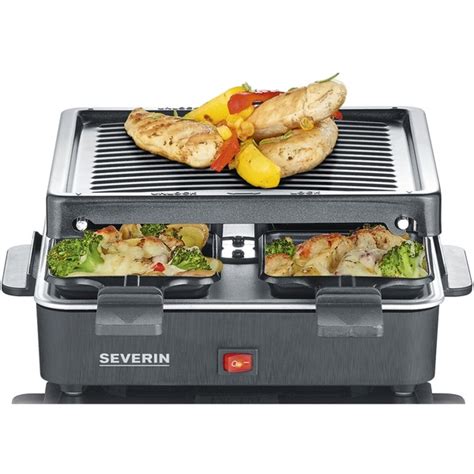 Severin Mini Raclette Grill Rg Schwarz