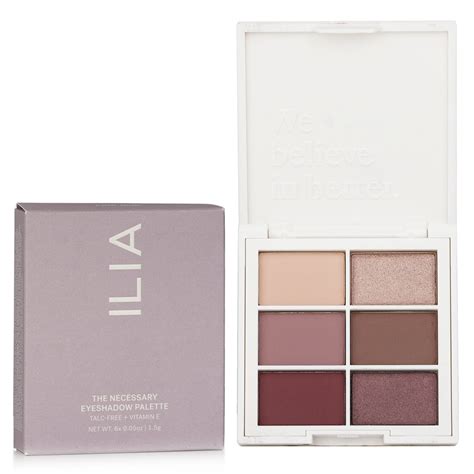 ILIA The Necessary Eyeshadow Palette 6x Eyeshadow Cool Nude 6x1 5g 0 05oz Strawberrynet OTH