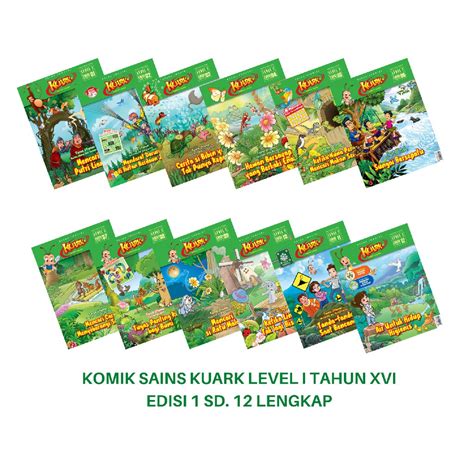 Jual Kuark Komik Sains Paket Tahun Xvi Edisi Sd Semua Level