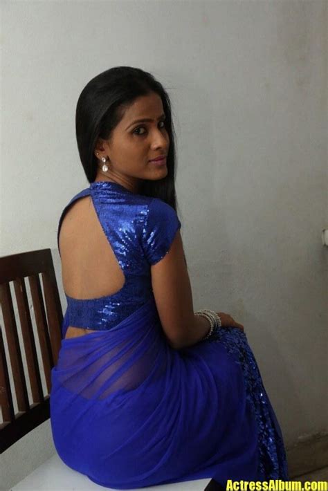 Prasanthi Hot Stills In Saree Actress Album