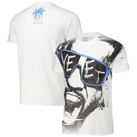 mens white jey uso yeet shades  shirt