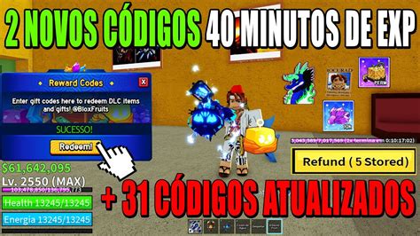 Novos C Digos De Minutos De Exp C Digos De Exp Beli E Reset