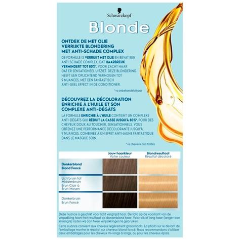 Schwarzkopf Blonde L Intensive Blond Super Plus Haarverf Kruidvat Nl