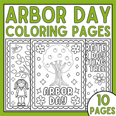 Arbor Day Coloring Pages Arbor Day Coloring Sheets Arbor Day