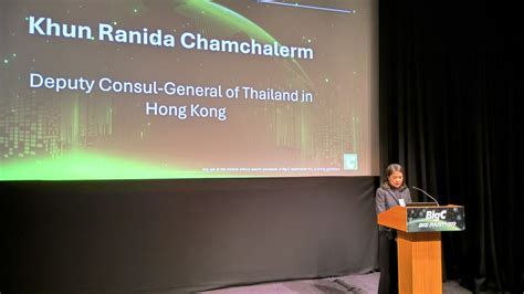 msranida chamchalerm deputy consul general attended  deliver