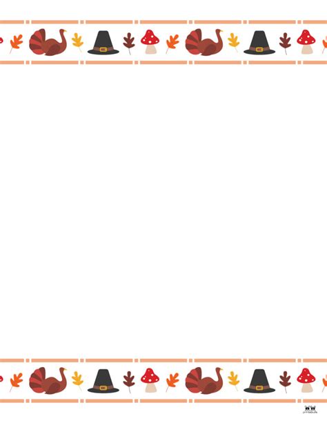 Free Printable Thanksgiving Borders