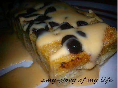 Story Of My Life Puding Roti Bersama Sos Kastard