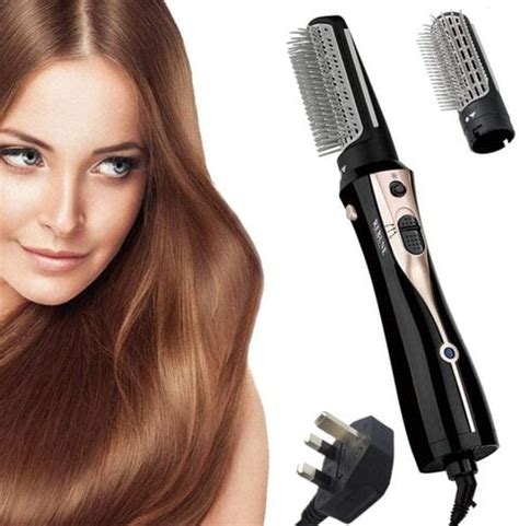 Rebune Re W Hair Dryer Brush In Hot Air Styler Straightening Curling Fast Heating