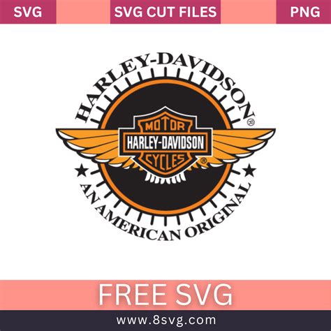Harley Davidson Eagle Svg Free Cut File For Cricut 8svg