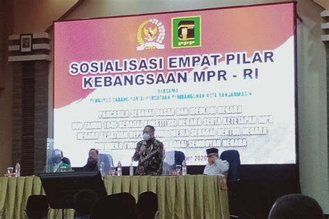 Anggota Mpr Ri Syaifullah Tamliha Sosialisasi Empat Pilar Kebangsaan