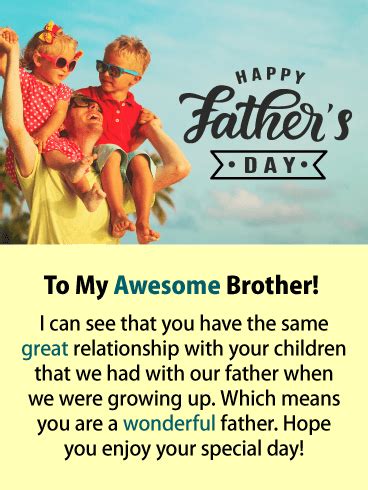 Brother Happy Fathers Day Quotes ShortQuotes Cc