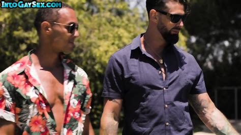 Barebacking Studs In IR Outdoor 3some Sex On The Pool