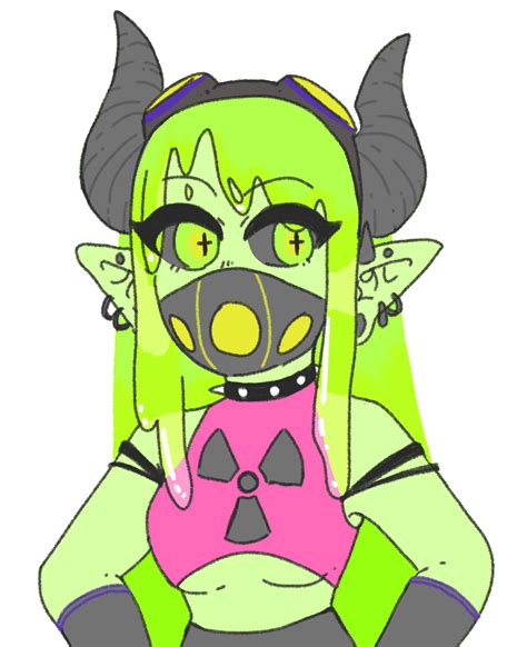 Radioactive Slime Girl On Toyhouse