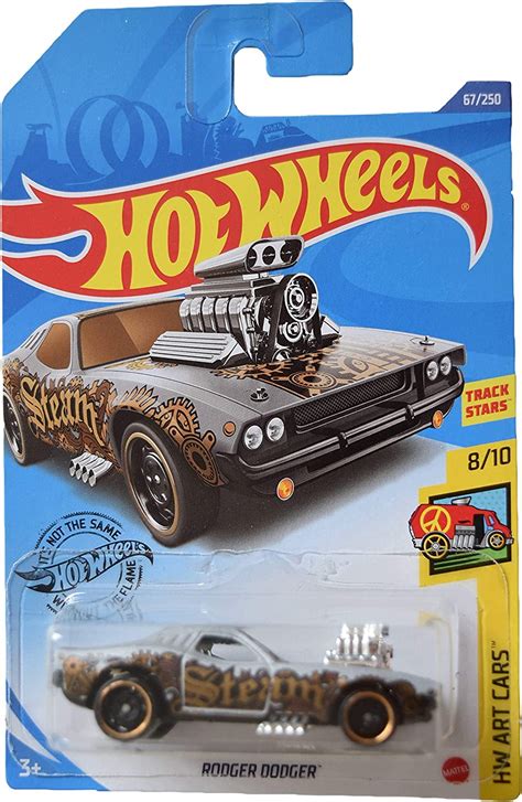 Amazon.com: Hot Wheels Rodger Dodger, [Silver] 67/250 Art Cars 8/10 ...