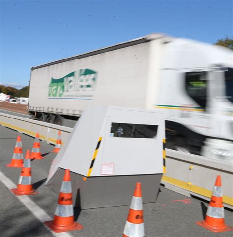 Autoroute Nouveau Radar De Chantier Sur La