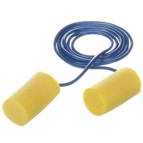 3m E A R Classic Plus Corded Earplugs Hearing Conservation 311 1105 In Poly Bag