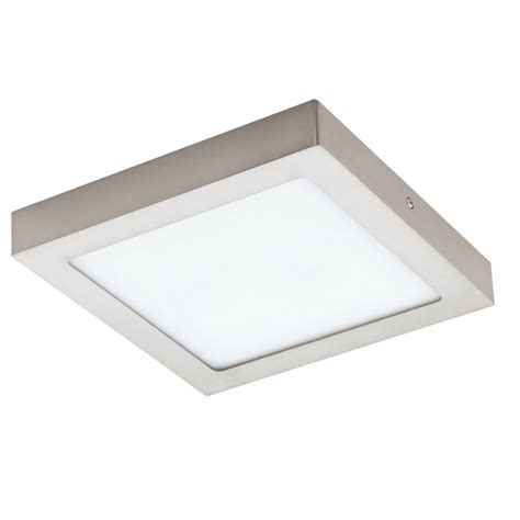 Plafonnier Led Fueva C Nickel Mat W Eglo