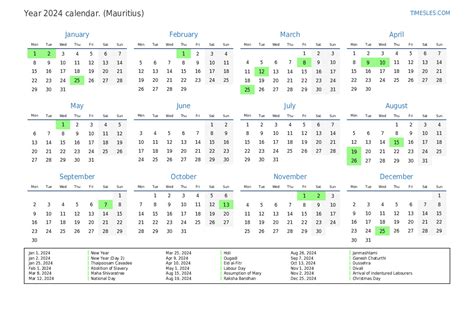Public Holidays 2025 Mauritius Official - Ethan Pereira
