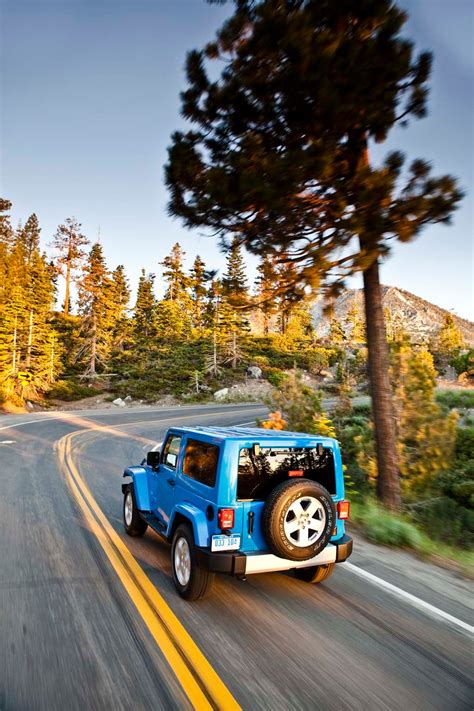 Driving A Jeep Wrangler On The Highway