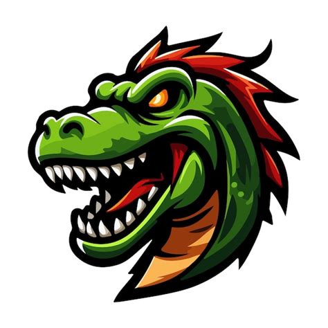 Dinosaur Head Premium Ai Generated Vector
