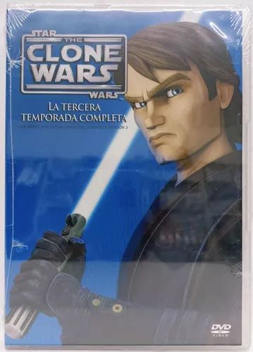 Star Wars The Clone Wars Temporada 3 Serie Dvd Nuevo