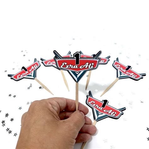Mcqueen Custom Cupcake Toppers Etsy