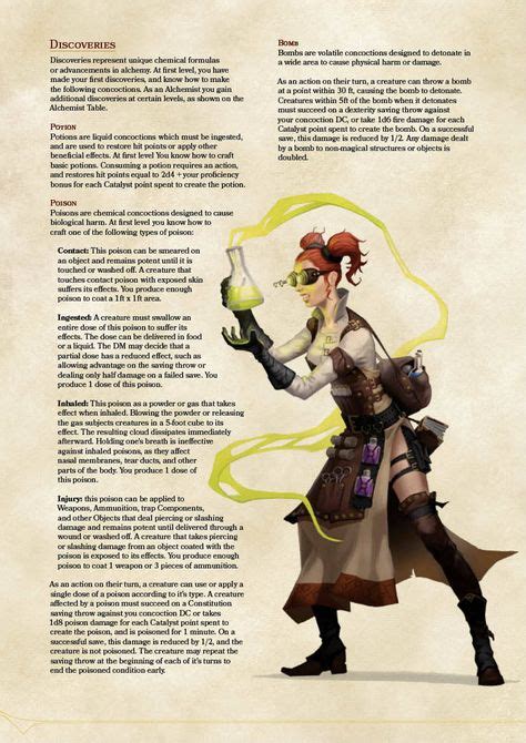 10 Alchemist Ideas Alchemist Dnd Classes Dungeons And Dragons Homebrew