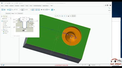 Hole Command Fully Explained Creo Youtube