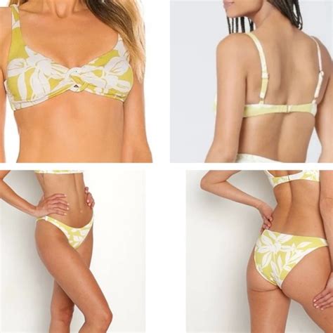 L Space Swim Lspace Bikini Set Bella Top And Camacho Bottom Havana Blooms Size S Poshmark