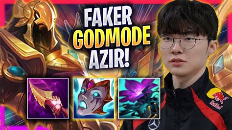 FAKER LITERALLY GOD MODE WITH AZIR EWC 2024 T1 Faker Plays Azir