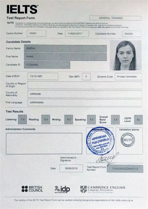 Ielts Test Report Form Anna Zaeva By Anna Zaeva Issuu