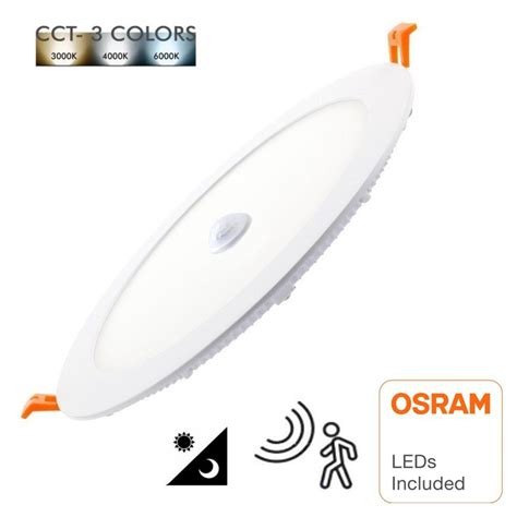 Downlight LED Con Detector De Movimiento 20w OSRAM CCT 22 5cm