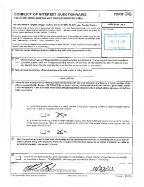 Fillable Online Local Government Code Chapter Disclosure Of