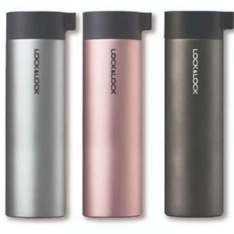 Promo Lock N Lock Knob Tumbler Ml Locknlock Termos Hot Cool Panas Dingin Baru Hitam Diskon