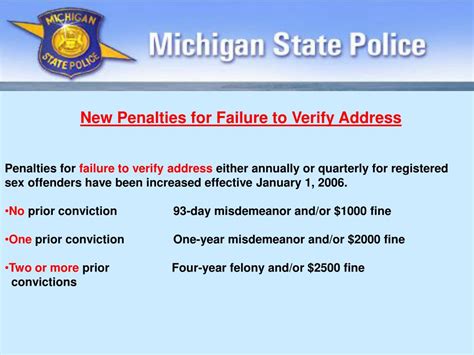 Ppt Michigan Sex Offender Registration And Enforcement Section Legal Updates January