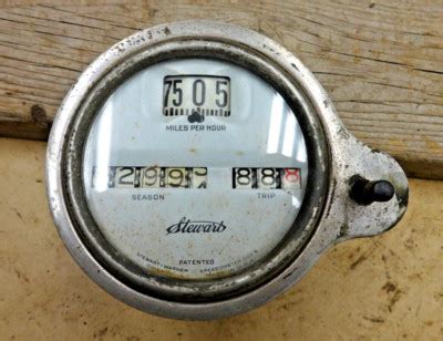 Vintage Stewart Warner Speedometer Original Model T Ford Ebay