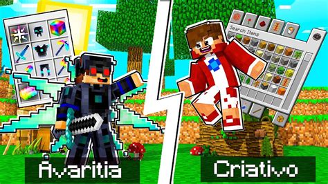 Itens Avaritia Vs Modo Criativo No Minecraft Youtube